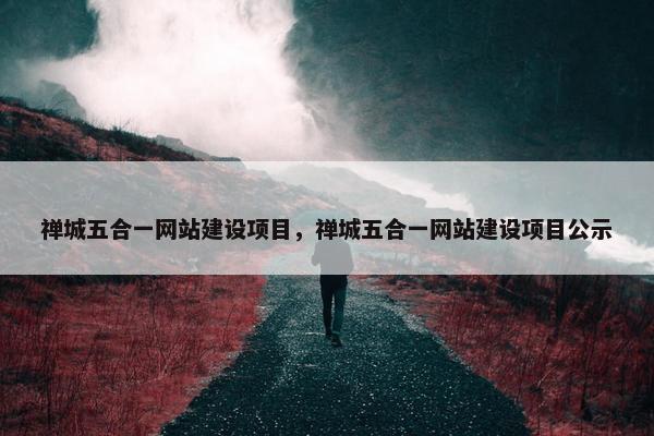 禅城五合一网站建设项目，禅城五合一网站建设项目公示