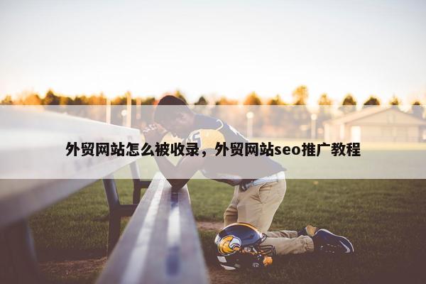 外贸网站怎么被收录，外贸网站seo推广教程