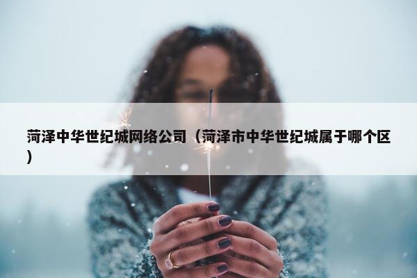 菏泽中华世纪城网络公司（菏泽市中华世纪城属于哪个区）