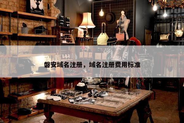 磐安域名注册，域名注册费用标准