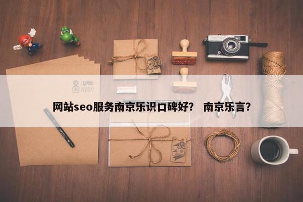 网站seo服务南京乐识口碑好？ 南京乐言？