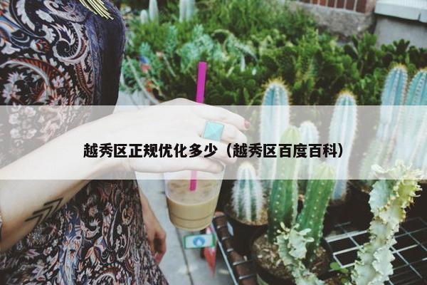 越秀区正规优化多少（越秀区百度百科）