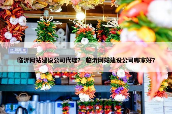 临沂网站建设公司代理？ 临沂网站建设公司哪家好？