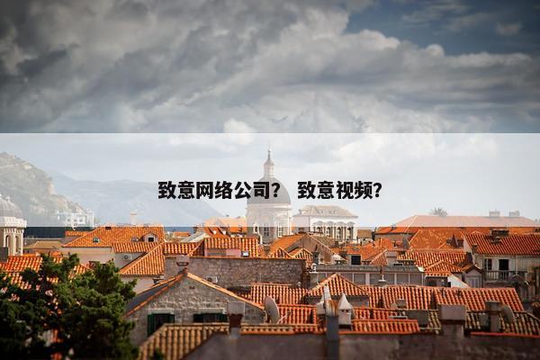 致意网络公司？ 致意视频？