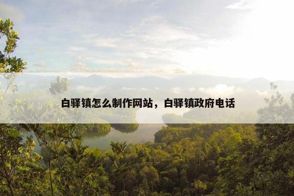 白驿镇怎么制作网站，白驿镇政府电话