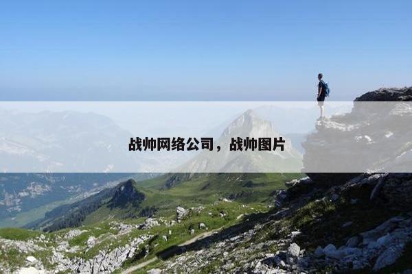 战帅网络公司，战帅图片