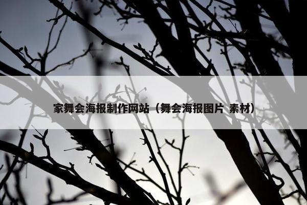 家舞会海报制作网站（舞会海报图片 素材）