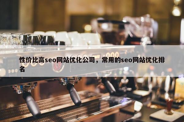 性价比高seo网站优化公司，常用的seo网站优化排名