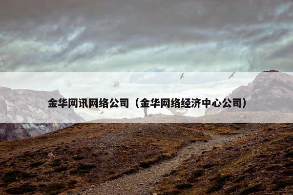 金华网讯网络公司（金华网络经济中心公司）