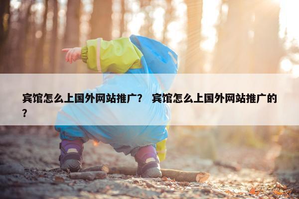 宾馆怎么上国外网站推广？ 宾馆怎么上国外网站推广的？