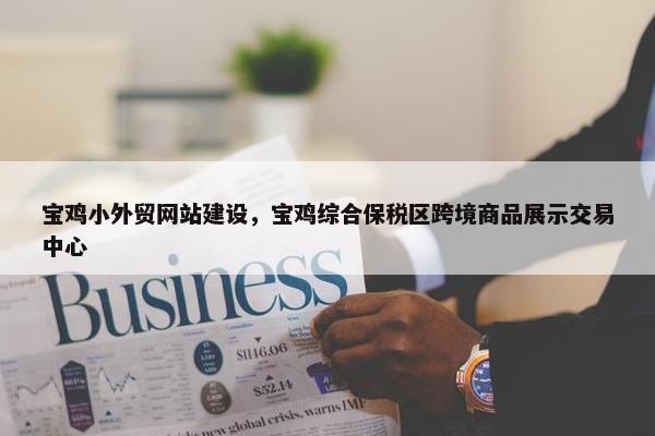 宝鸡小外贸网站建设，宝鸡综合保税区跨境商品展示交易中心