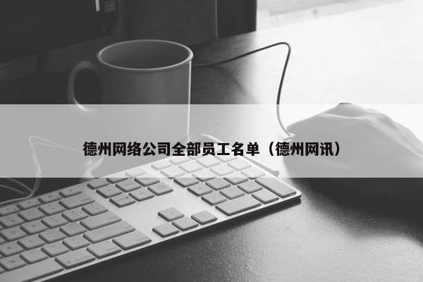 德州网络公司全部员工名单（德州网讯）