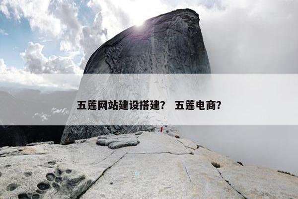 五莲网站建设搭建？ 五莲电商？