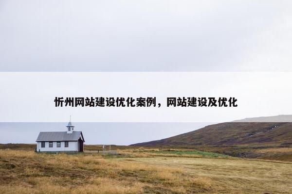 忻州网站建设优化案例，网站建设及优化