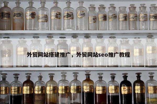 外贸网站搭建推广，外贸网站seo推广教程