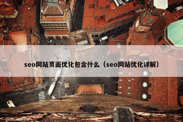 seo网站页面优化包含什么（seo网站优化详解）