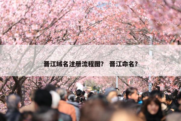 晋江域名注册流程图？ 晋江命名？