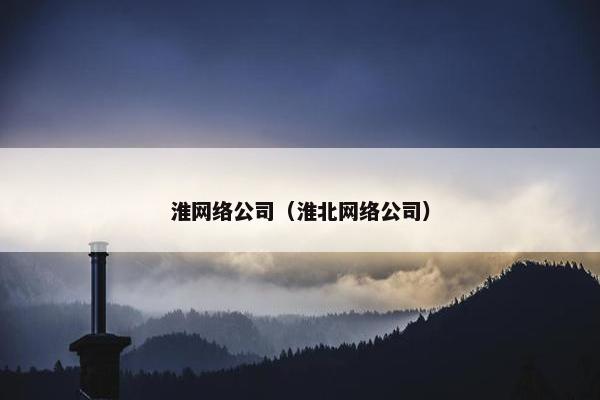 淮网络公司（淮北网络公司）
