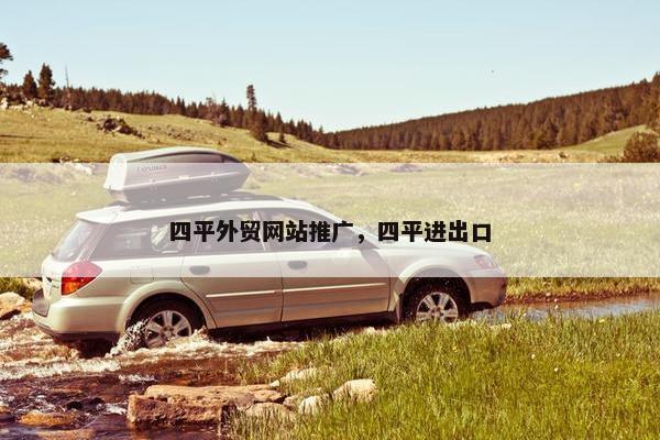 四平外贸网站推广，四平进出口