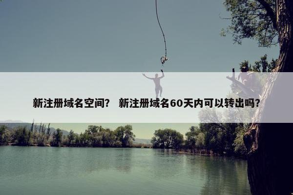 新注册域名空间？ 新注册域名60天内可以转出吗？