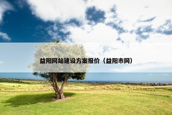 益阳网站建设方案报价（益阳市网）