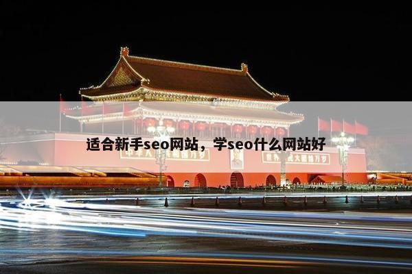适合新手seo网站，学seo什么网站好
