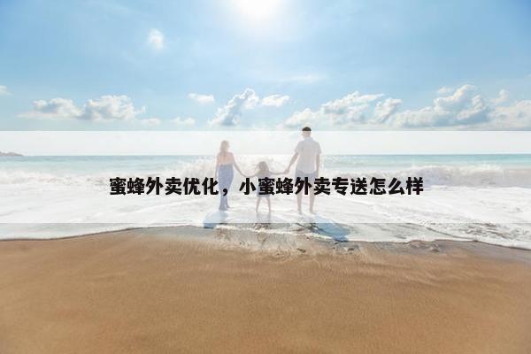 蜜蜂外卖优化，小蜜蜂外卖专送怎么样