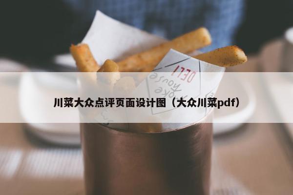 川菜大众点评页面设计图（大众川菜pdf）