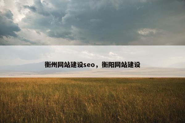 衡州网站建设seo，衡阳网站建设