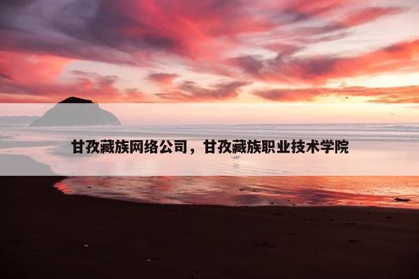 甘孜藏族网络公司，甘孜藏族职业技术学院