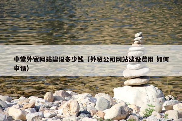 中堂外贸网站建设多少钱（外贸公司网站建设费用 如何申请）