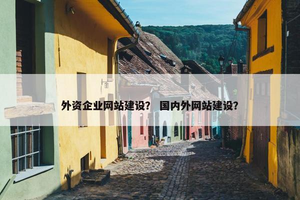 外资企业网站建设？ 国内外网站建设？