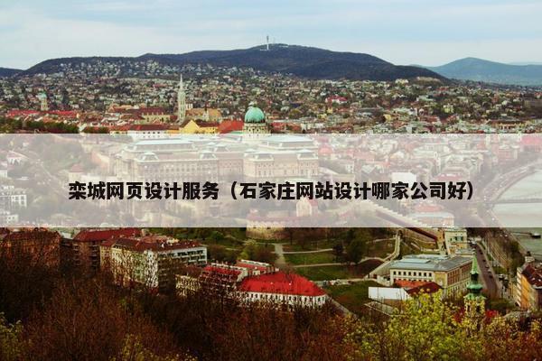 栾城网页设计服务（石家庄网站设计哪家公司好）