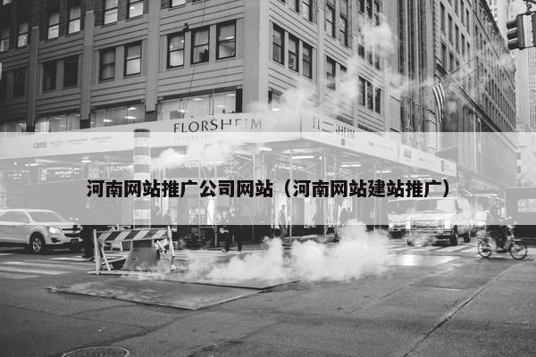 河南网站推广公司网站（河南网站建站推广）