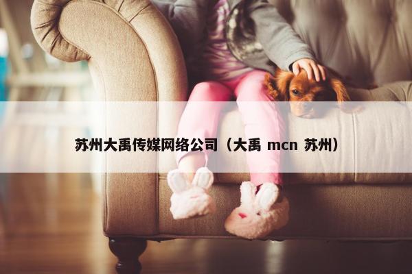 苏州大禹传媒网络公司（大禹 mcn 苏州）