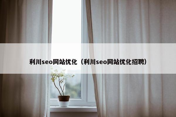 利川seo网站优化（利川seo网站优化招聘）