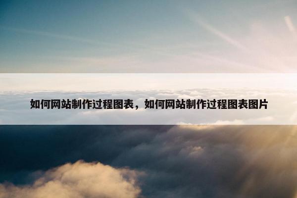 如何网站制作过程图表，如何网站制作过程图表图片
