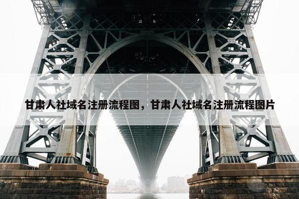 甘肃人社域名注册流程图，甘肃人社域名注册流程图片
