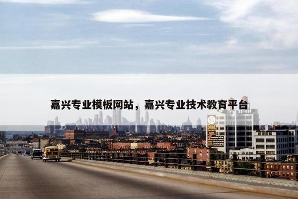 嘉兴专业模板网站，嘉兴专业技术教育平台