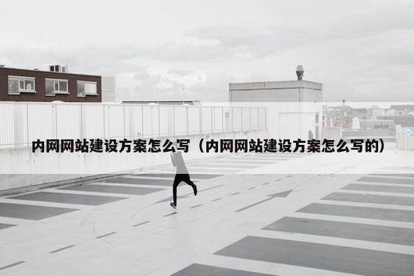 内网网站建设方案怎么写（内网网站建设方案怎么写的）