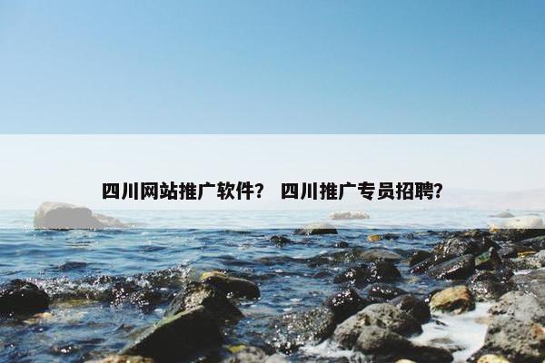 四川网站推广软件？ 四川推广专员招聘？