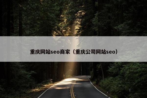 重庆网站seo商家（重庆公司网站seo）