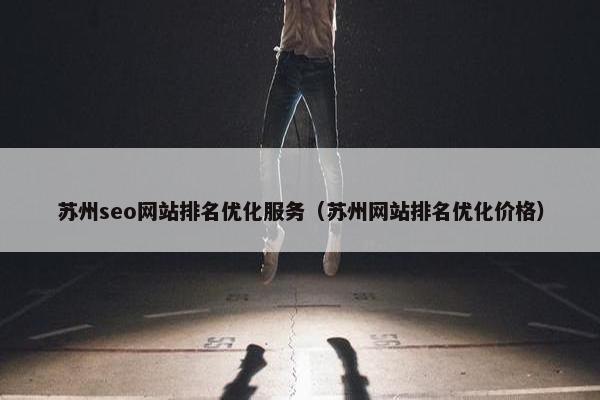 苏州seo网站排名优化服务（苏州网站排名优化价格）