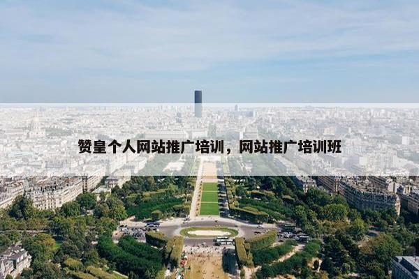 赞皇个人网站推广培训，网站推广培训班