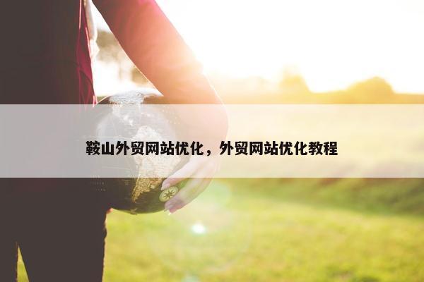 鞍山外贸网站优化，外贸网站优化教程