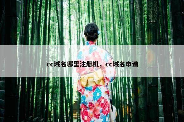 cc域名哪里注册机，cc域名申请