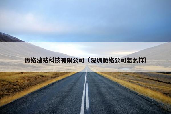 微络建站科技有限公司（深圳微络公司怎么样）