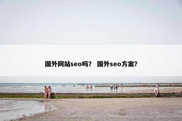 国外网站seo吗？ 国外seo方案？