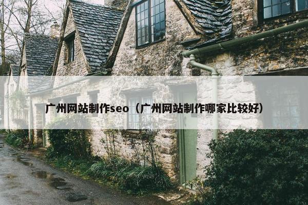 广州网站制作seo（广州网站制作哪家比较好）