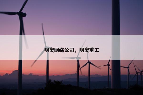 明奥网络公司，明奥重工